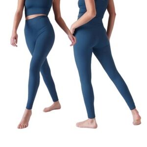 Athleta Aurora Seamless Tight Jay Blue Size S